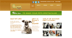 Desktop Screenshot of pamperedpoochplaceny.com